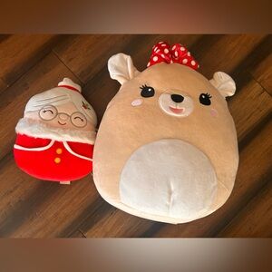 2 Christmas squishmallows no tag